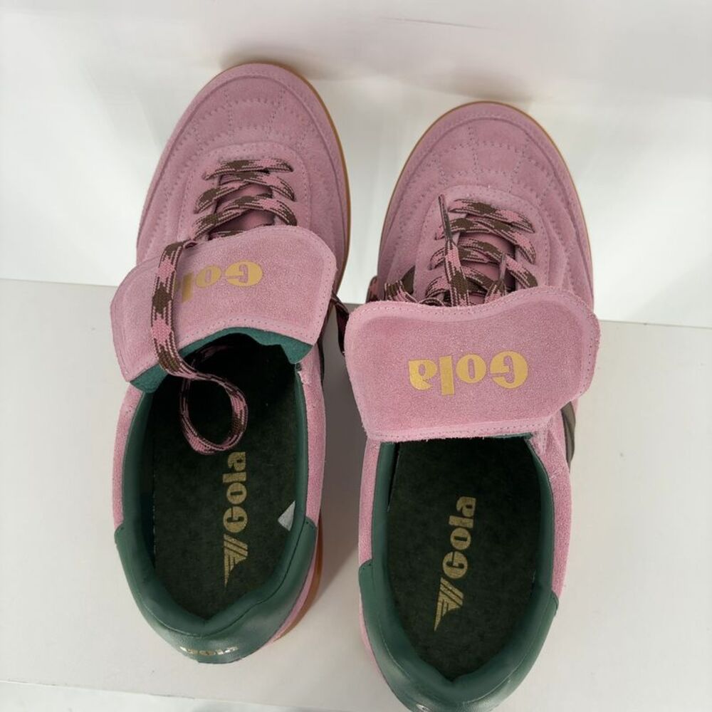 Gola Pink & Brown Sneakers with Gum Sole - Picture 4 of 6
